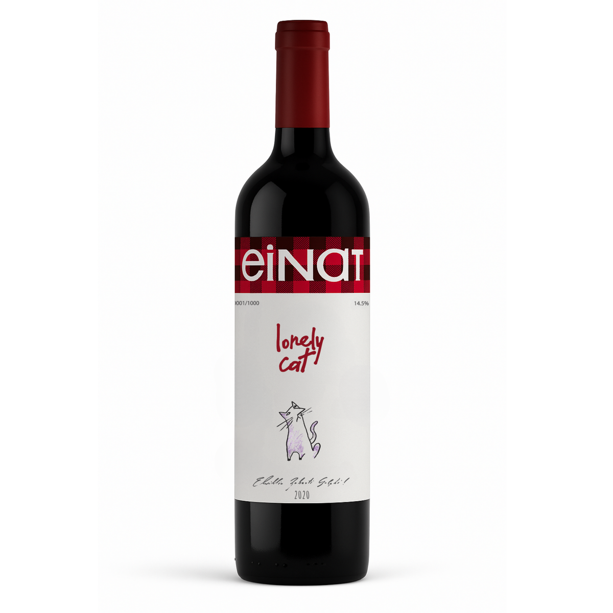 EINAT Lonely Cat Dry Red Wine – Kosher Wine Direct