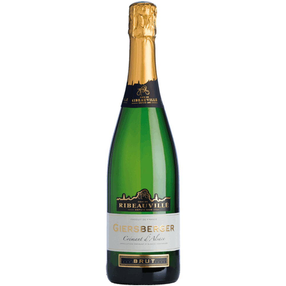 Cave De Ribeauville - Giersberger Cremant d'Alsace Brut Kosher White Wine - (750ml)
