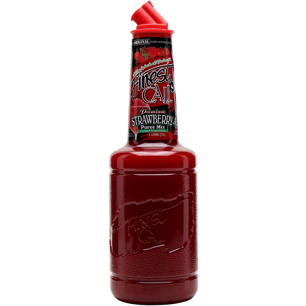 Finest Call Strawberry Puree Mix - (1L Bottle)