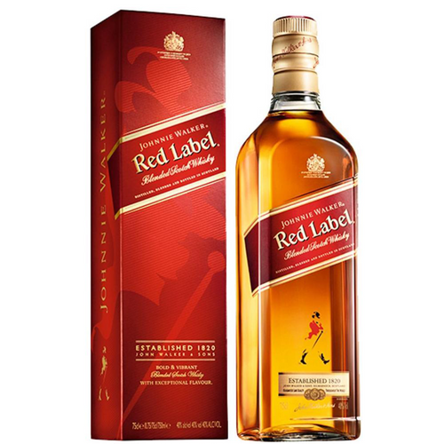 Johnnie Walker Red Label Blended Scotch Whiskey 750ml