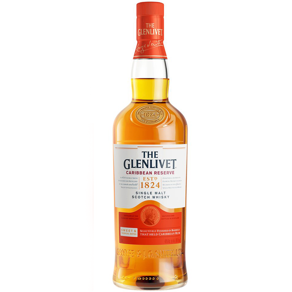 Glenlivet Caribbean Reserve Single Malt Scotch Whisky (750ml)