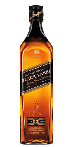 Johnnie Walker Black Label Blended Scotch Whiskey 12 Year (750ml Bottle)