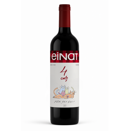 EINAT 4 Cats 2019 Dry Red Wine