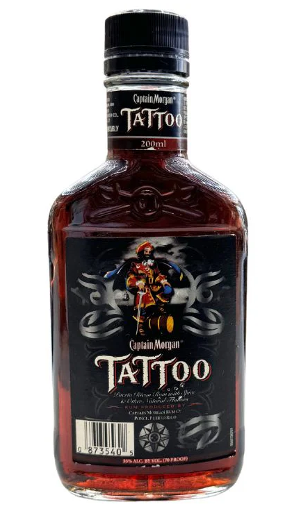 Captain Morgan Tattoo 200ml (Not Kosher)