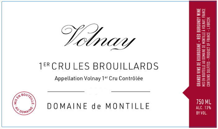 Domaine de Montille Volnay 1er Cru Les Brouillards (750ml)