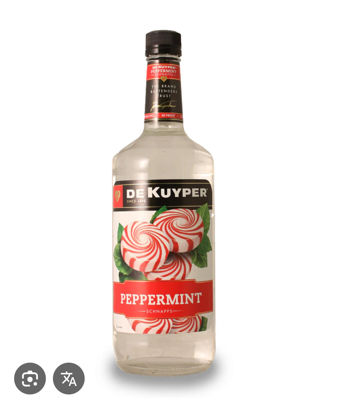 Dekuyper Peppermint Schnapps Liqueur - (1L Bottle)