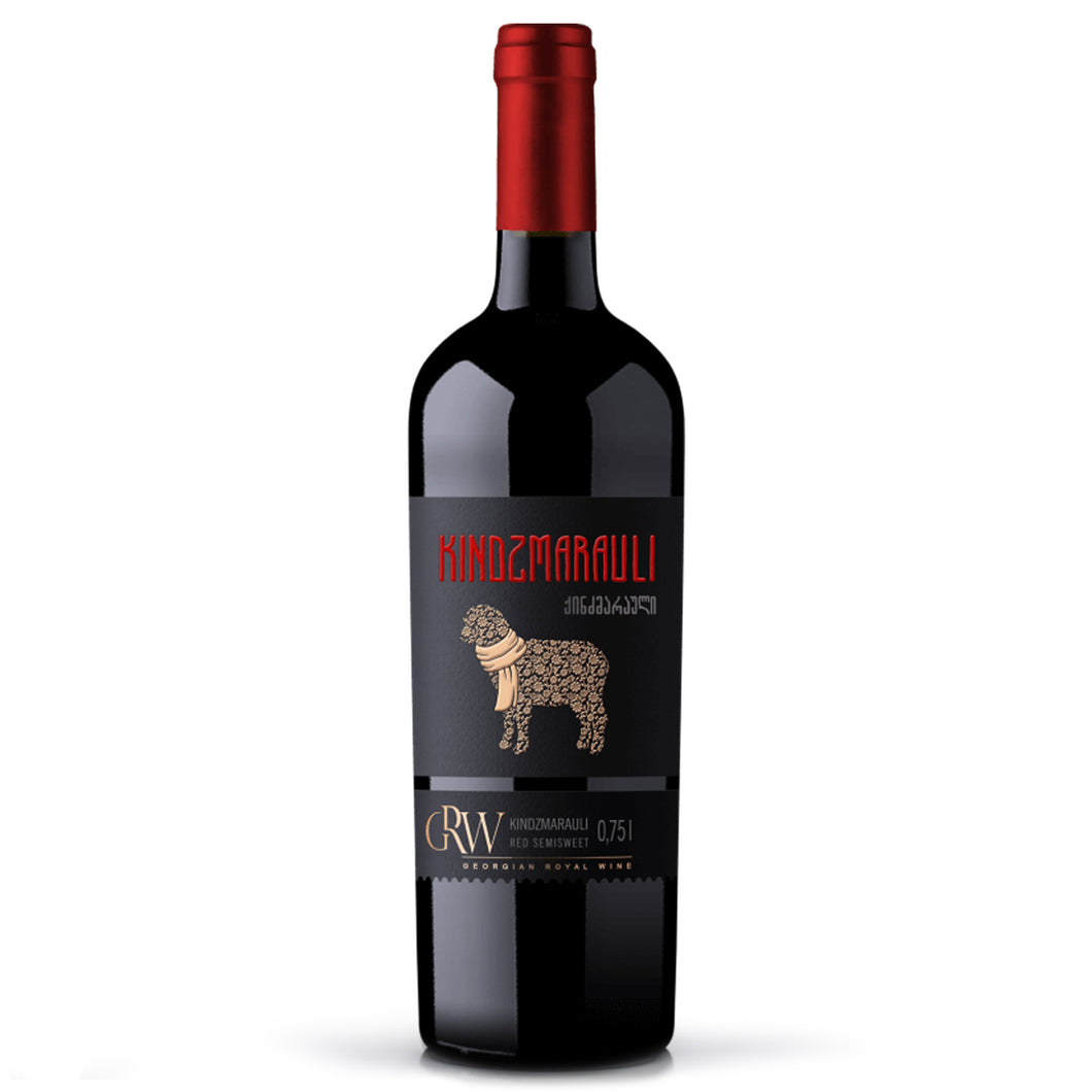 GRW Kindzmarauli Semi-Sweet Red Wine 1.5L