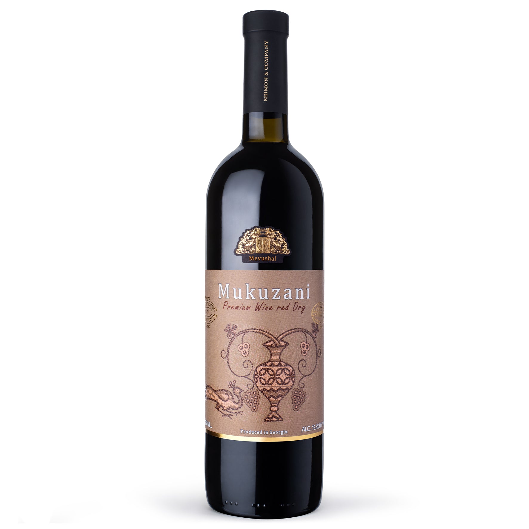 Shimon&Co Mukuzani Dry Red Wine 2021 Mevushal