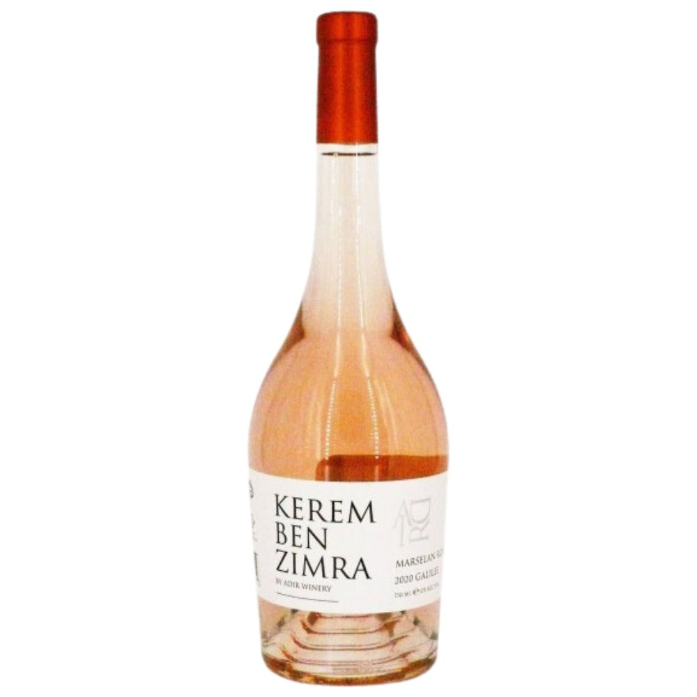 Adir Kerem Ben Zimra Marselan Rosé 750ml | Mevushal Kosher Rosé