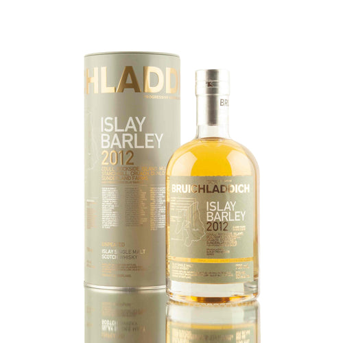Bruichladdich Islay Barley 2012 single malt Scotch whisky 750ml bottle and tube