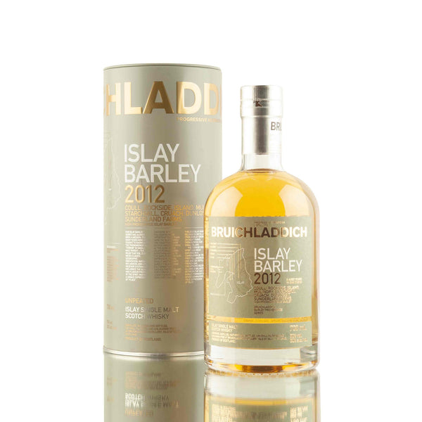 Bruichladdich Islay Barley 2012 single malt Scotch whisky 750ml bottle and tube