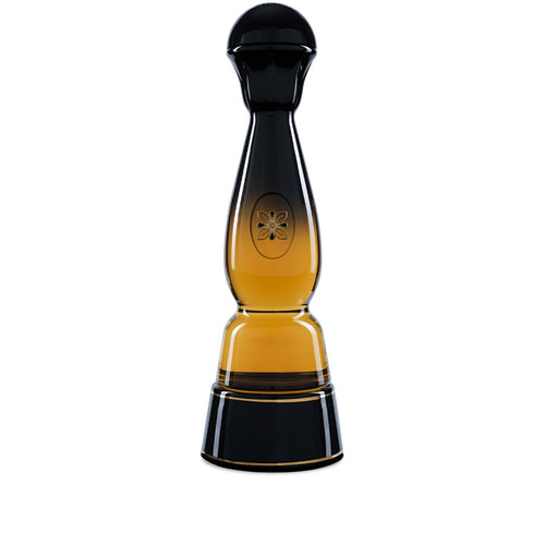 Clase Azul Gold Tequila 750ml black and amber glass decanter with gold detailing