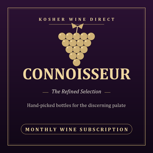 Connoisseur Wine Club, 6 bottles of kosher wine, monthly subscription