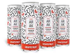 Miami Grapefruit Arak Hard Seltzer (4-Pack Cans)