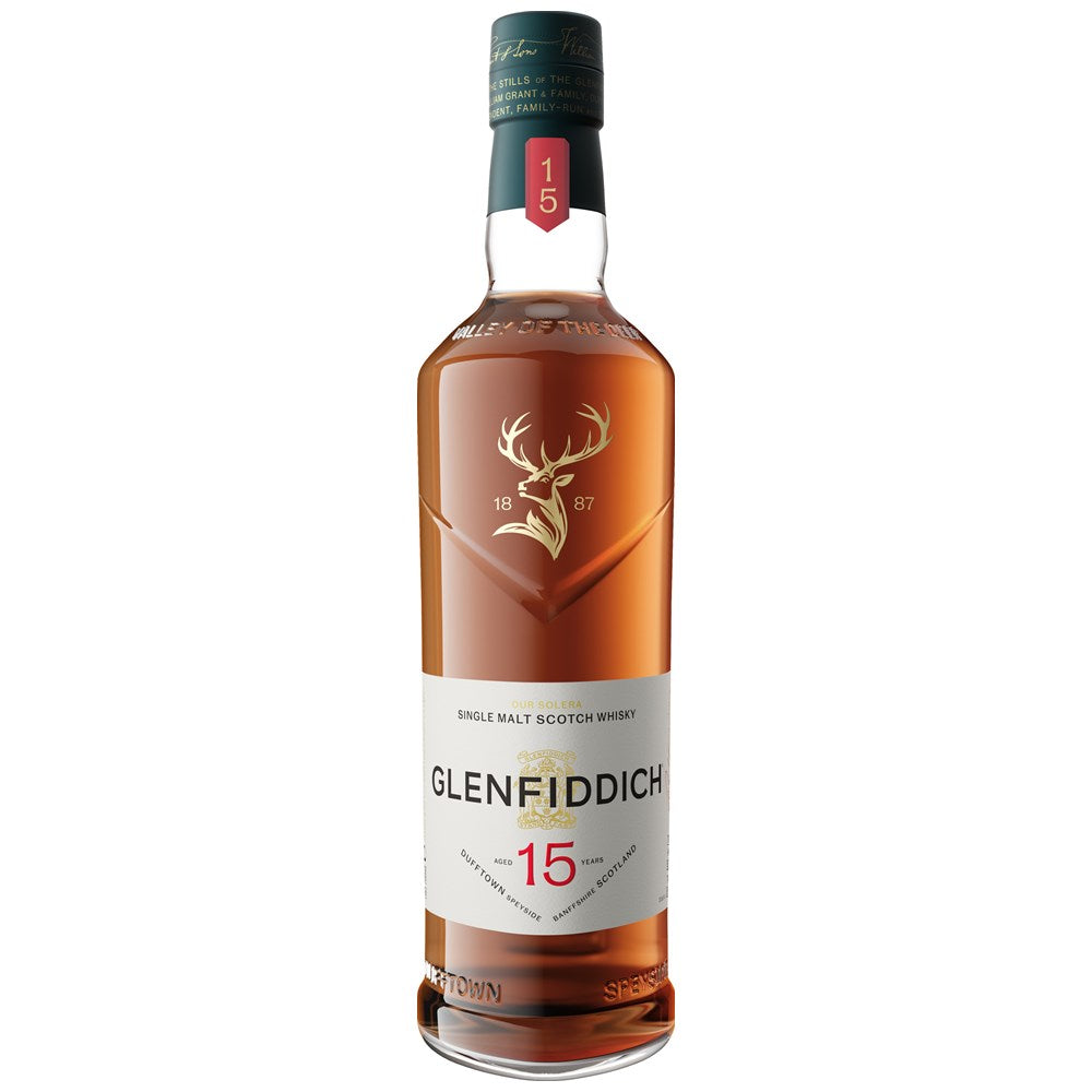 Glenfiddich 15 Year Solera 750ml | Speyside Single Malt Scotch