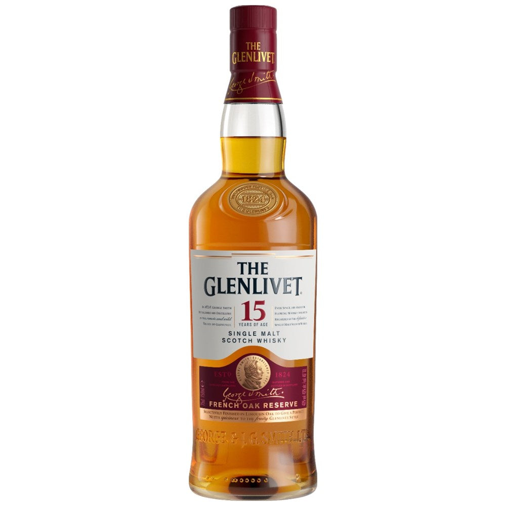 Glenlivet 15 Year Old French Oak Reserve (750ml) | Cases Ship Free