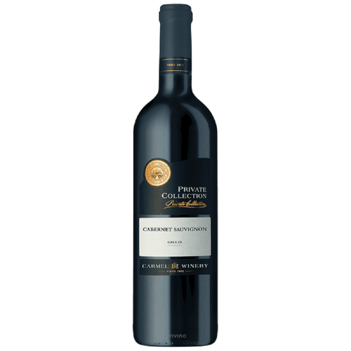 Carmel Private Collection Cabernet Sauvignon 375ml mini bottle - kosher mevushal Israeli red wine