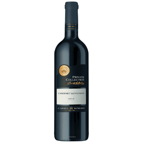 Carmel Private Collection Cabernet Sauvignon 375ml mini bottle - kosher mevushal Israeli red wine