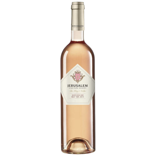 Jerusalem Wineries King's Cellar Rose Semi-Dry 750ml bottle
