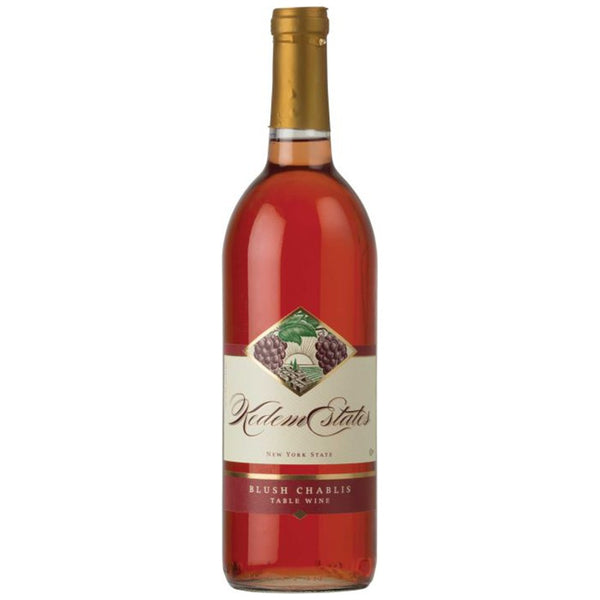 Kedem Estates Blush Chablis kosher table wine 750ml bottle