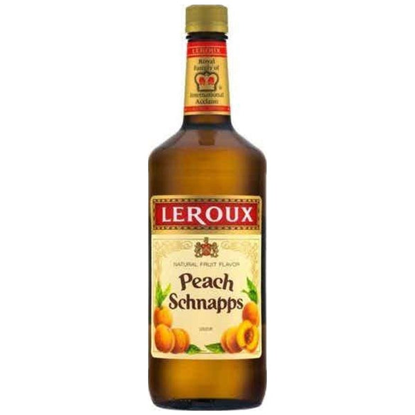 Leroux Peach Schnapps 1L bottle