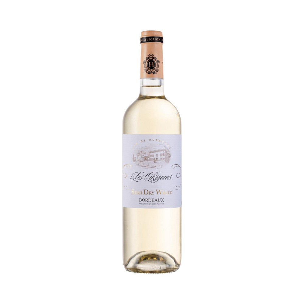 Les Riganes Semi Dry White Bordeaux (750ml)