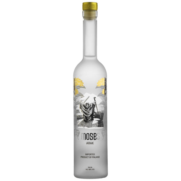Moses Arak 750ml bottle, anise spirit, Kosher for Passover