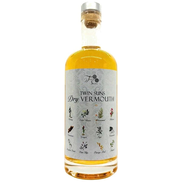 Twin Suns Dry Vermouth 750ml bottle
