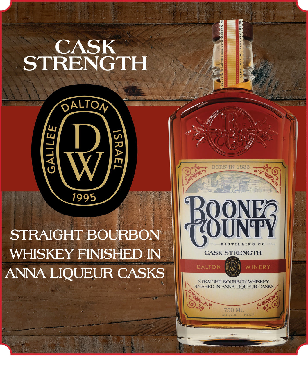 Boone County X Dalton Winery Whiskey