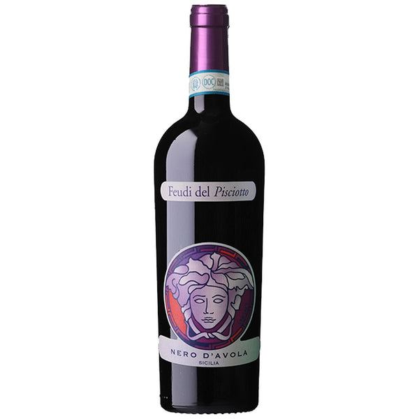 Feudi del Pisciotto Nero d'Avola Versace 750ml bottle