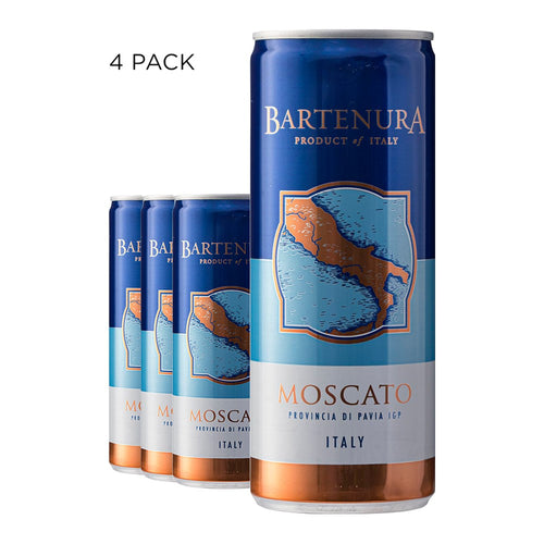 Bartenura Moscato Cans 4 Pack kosher