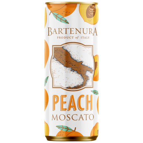 Bartenura Peach Moscato Cans 4 Pack kosher