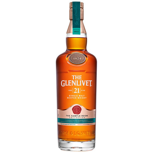 The Glenlivet 21 Year Single Malt Scotch Whisky bottle