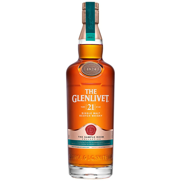 The Glenlivet 21 Year Single Malt Scotch Whisky bottle