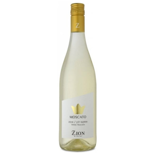 Zion White Moscato Israel 750ml bottle