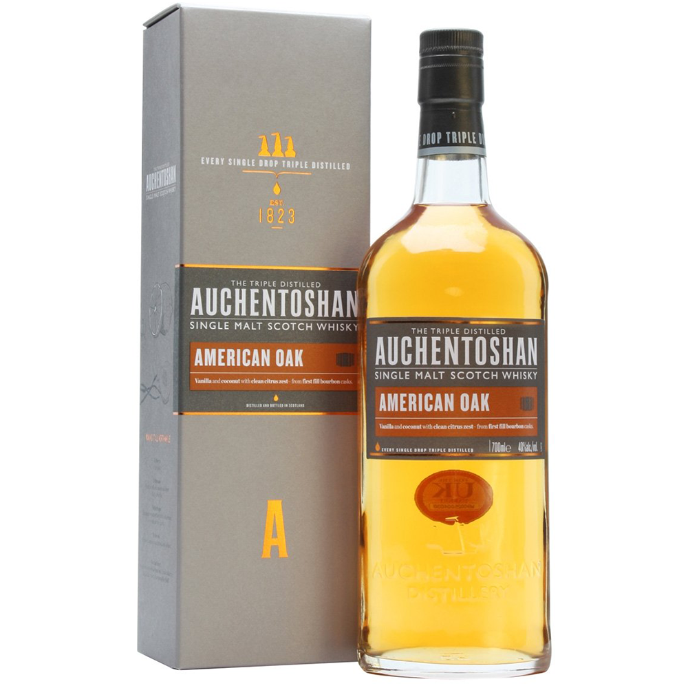Auchentoshan Single Malt Scotch Whisky American Oak (750ml bottle)