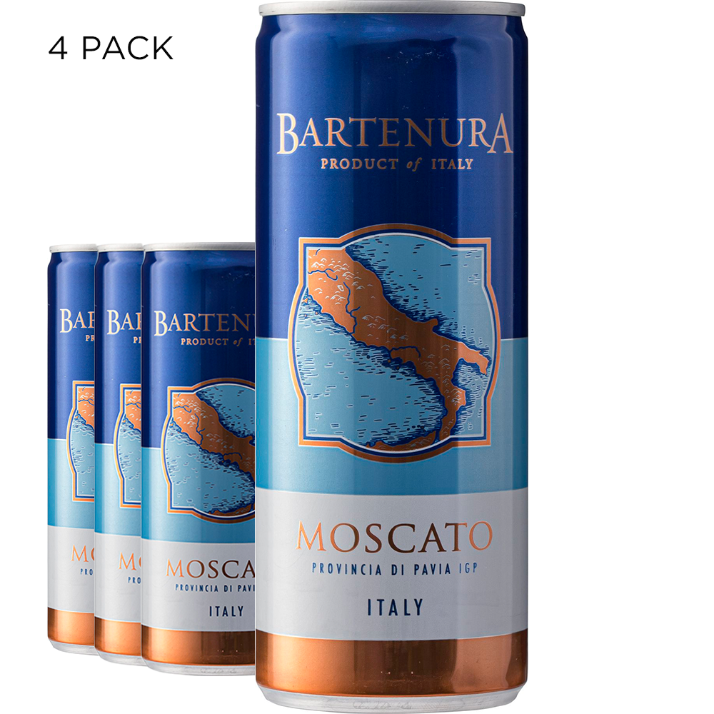 Bartenura Moscato Cans - (4 Pack)