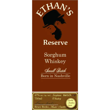Nashville Craft Distillery Ethan’s Reserve Sorghum Whiskey Kosher For Passover