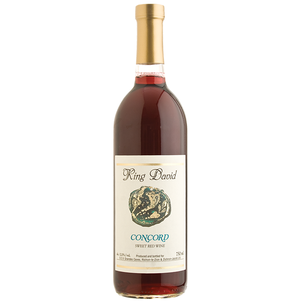 Carmel King David Concord Sweet Red Wine (750ml)