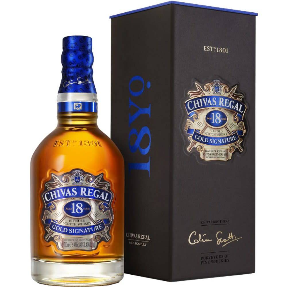 Chivas Regal 18 Years (750ml)- KosherWineDirect.com – Kosher