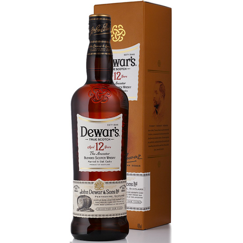 Dewar's Blended Scotch Whisky 12 Years (750ml)