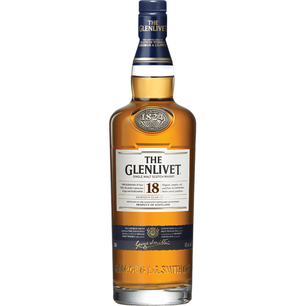 Glenlivet 18 Year Single Malt Whiskey (750ml)v- KosherWineDirect Glenlivet 18 Year Single Malt Whiskey (750ml)v- KosherWineDirect