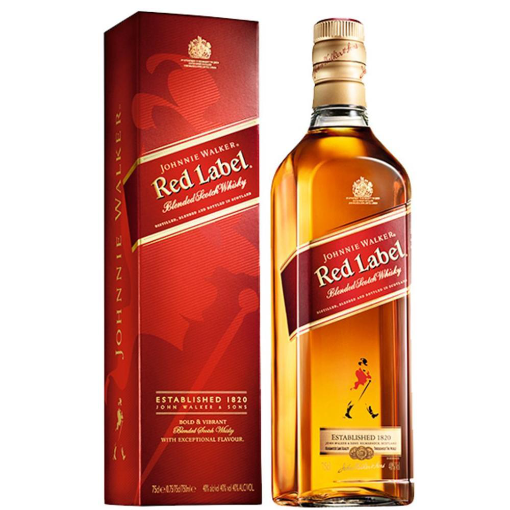 Johnnie Walker Red Label Blended Scotch Whiskey 750ml – Kosher Wine Direct