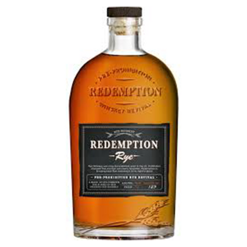 Redemption Straight Rye Whiskey 750ml Bottle