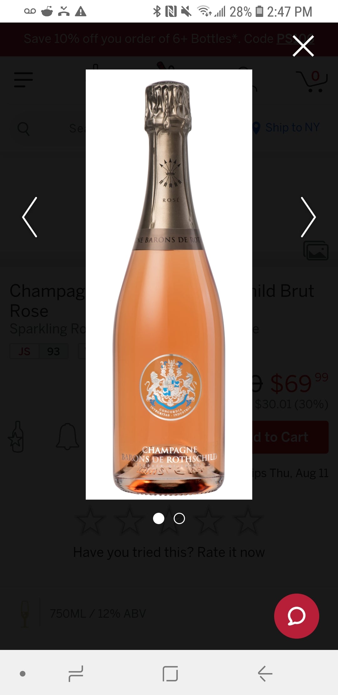 Barons de Rothschild Rose Champagne