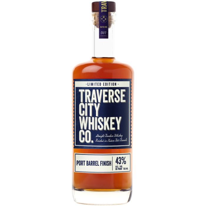 Traverse City Whiskey Co. Straight Bourbon Whisky Port Barrel Finish (750ml Bottle)