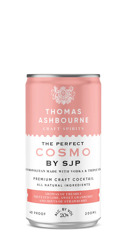 Thomas Ashbourne Craft Spirits Cosmo Cocktait cans 4 pack 200mlx4