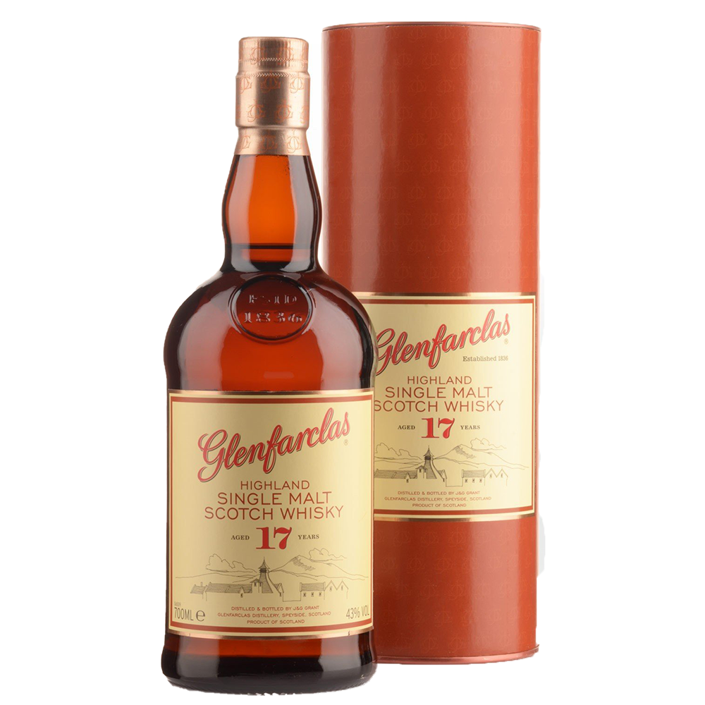 Glenfarclas Highland Single Malt Scotch Whisky 17 Year - Kosher Glenfarclas Highland Single Malt Scotch Whisky 17 Year - Kosher
