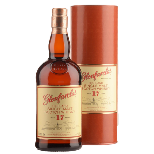 Glenfarclas Highland Single Malt Scotch Whisky 17 Year (750ml Bottle)