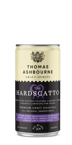 Thomas Ashbourne Craft Spirits Hardscotto cans 4 pack 200ml x4